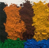 Pigments estàndard d'òxid de ferro|Vermell, groc, negre, taronja, marró|Colors personalitzats i codis de color disponibles